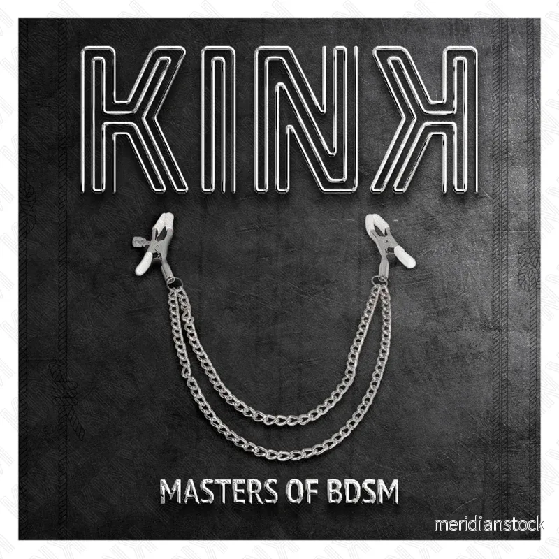 KINK - NIPPLE CLAMPS WITH 2 THIN CHAINS SILVER 20/23 CM - Bild 2