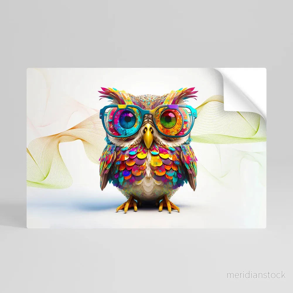 HOOT HOOT Självhäftande Horisontell Poster HOOT HOOT Självhäftande Horisontell Poster