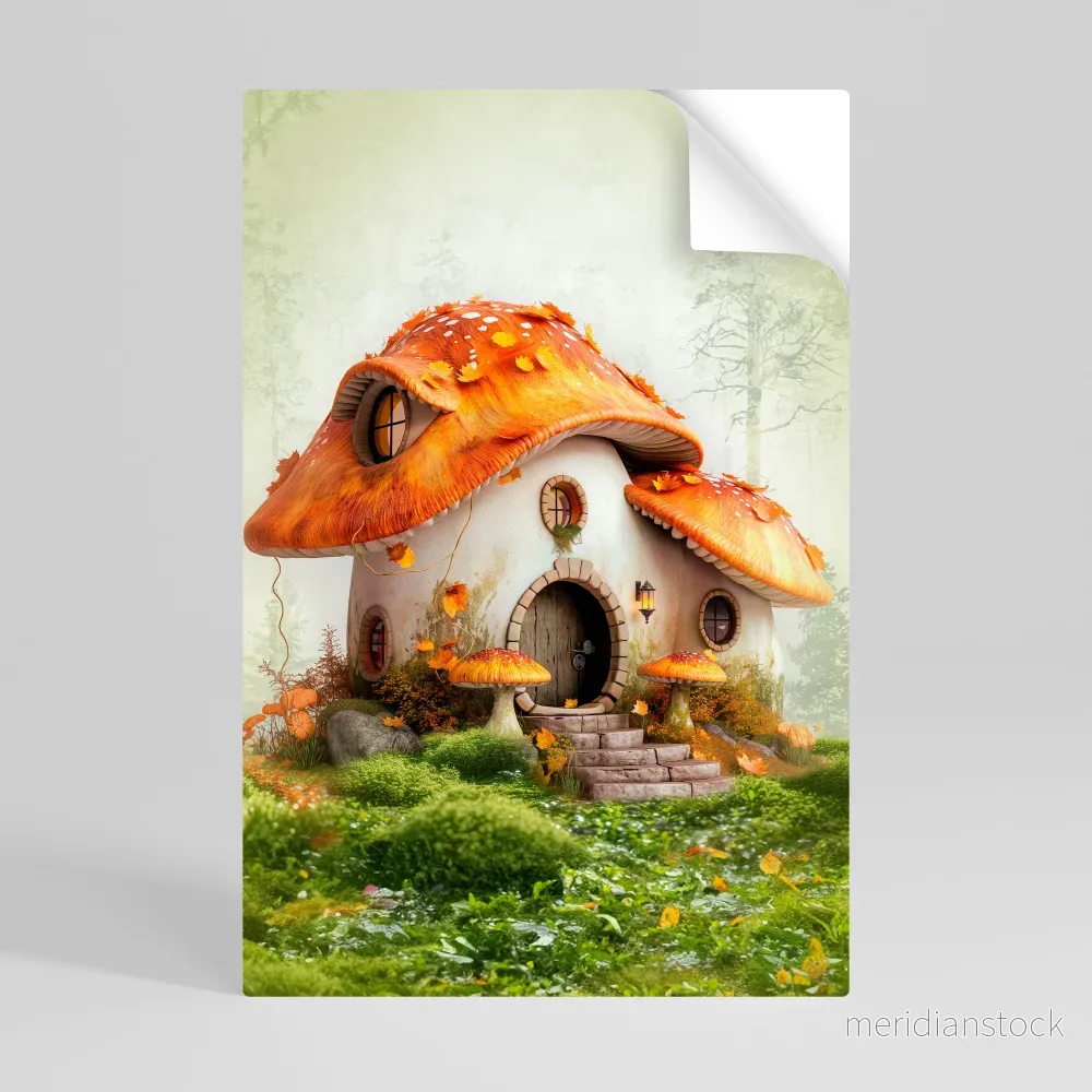 MYSTIC TOADSTOOL Självhäftande Vertikal Poster - Bild 3