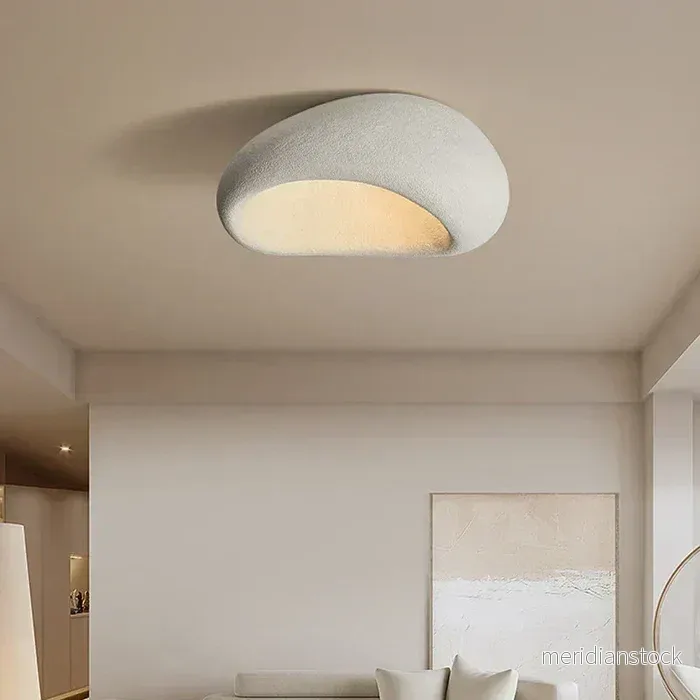 Naturlig Wabi-Sabi Taklampa – SereneAura
