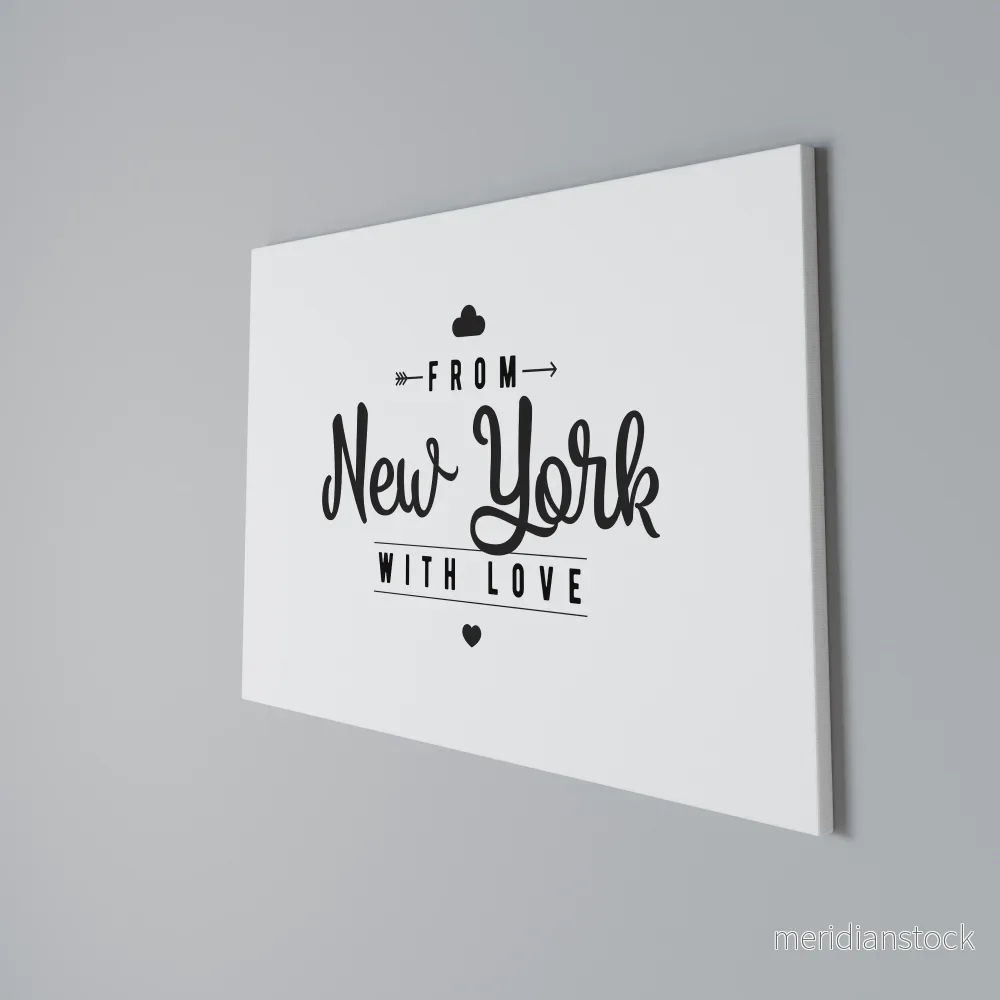 NEW YORK HEARTBEAT Horizontal Canvas Print - Bild 3