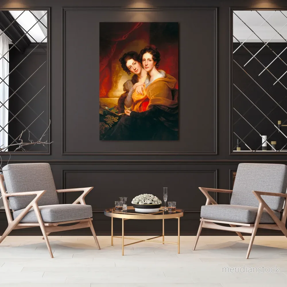 SYMMETRY OF SOULS Vertical Canvas Print - Bild 2