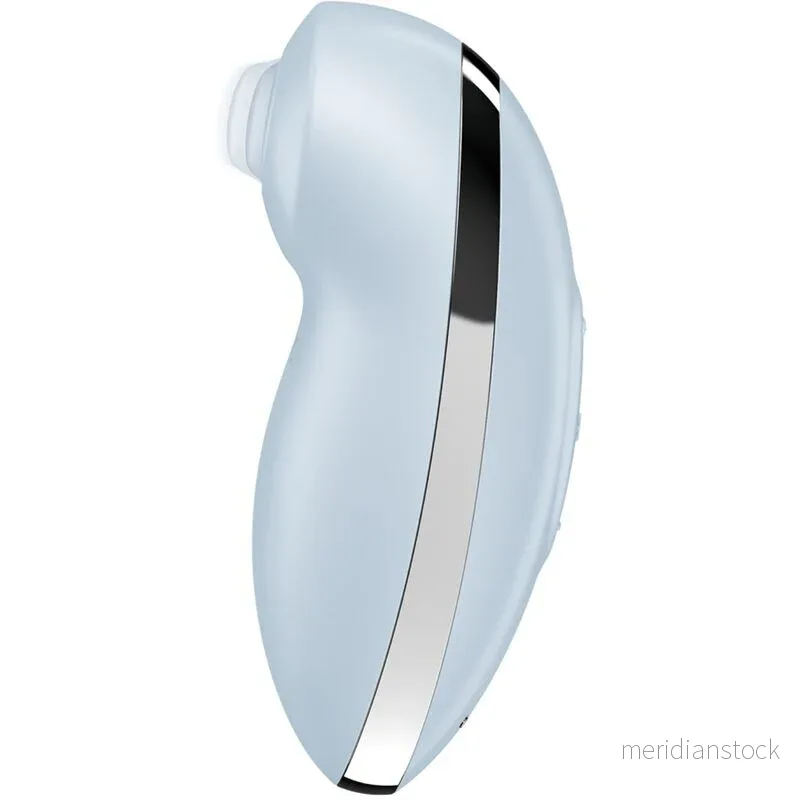 SATISFYER - TAP & CLIMAX 2 VIBRATOR & STIMULATOR BLUE