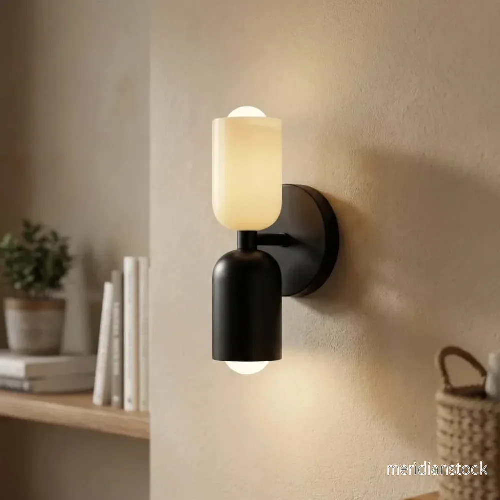 Modern geometrisk vägglampa - Luminore