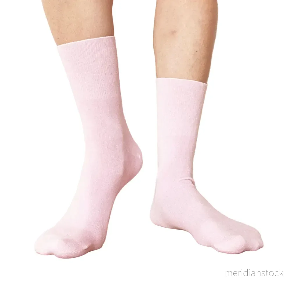 DiaFeet Diabetesstrumpor i bambu Rosa 3-pack - Bild 2