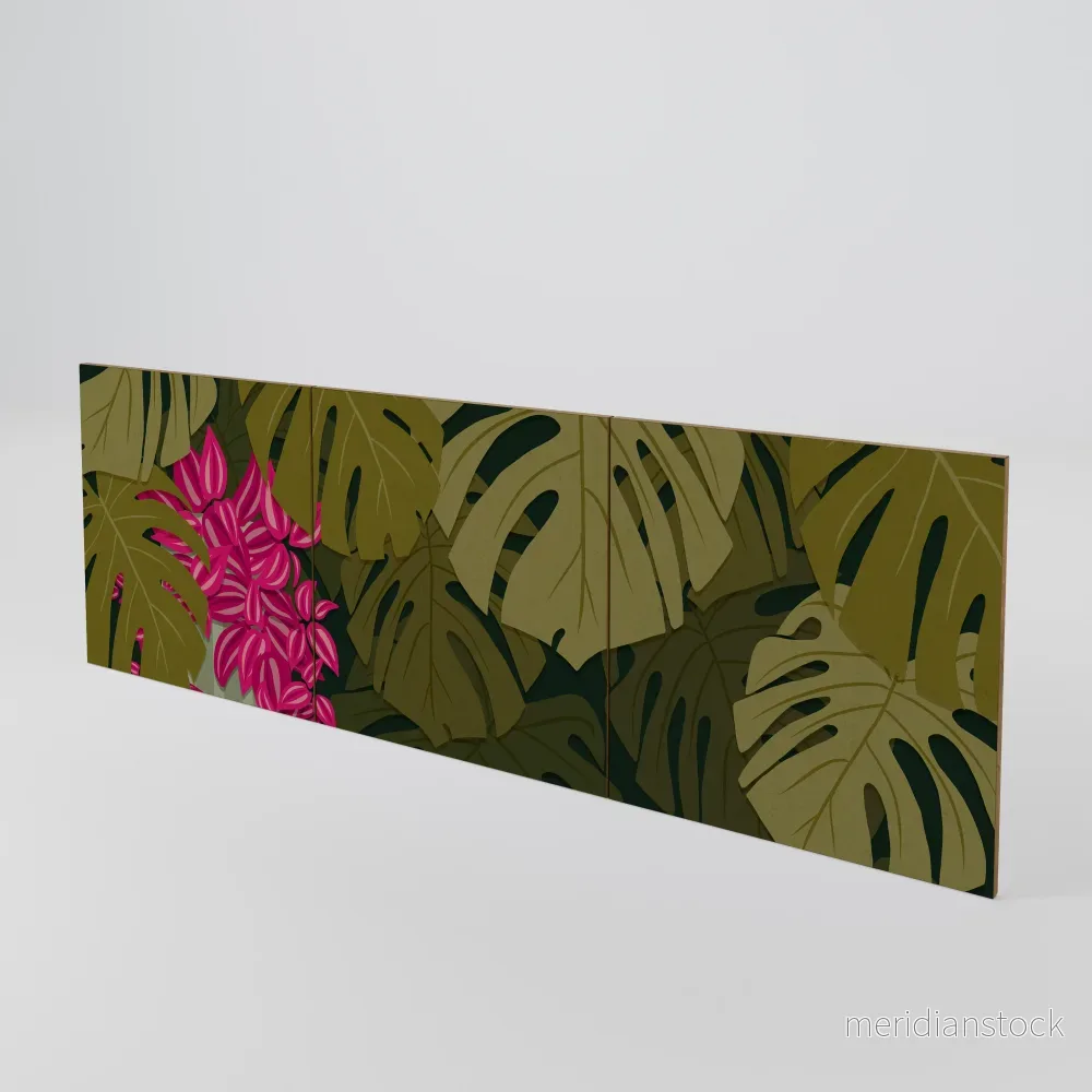 TROPICAL BEAUTY Luckset med 3 dörrar till sideboard TROPICAL BEAUTY Luckset med 3 dörrar till sideboard