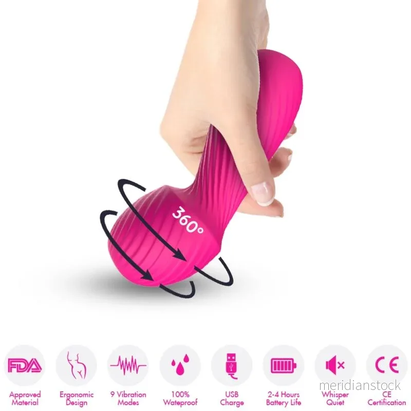 ARMONY - DAZZLE MASSAGER & VIBRATOR SMALL FUCHSIA - Bild 2