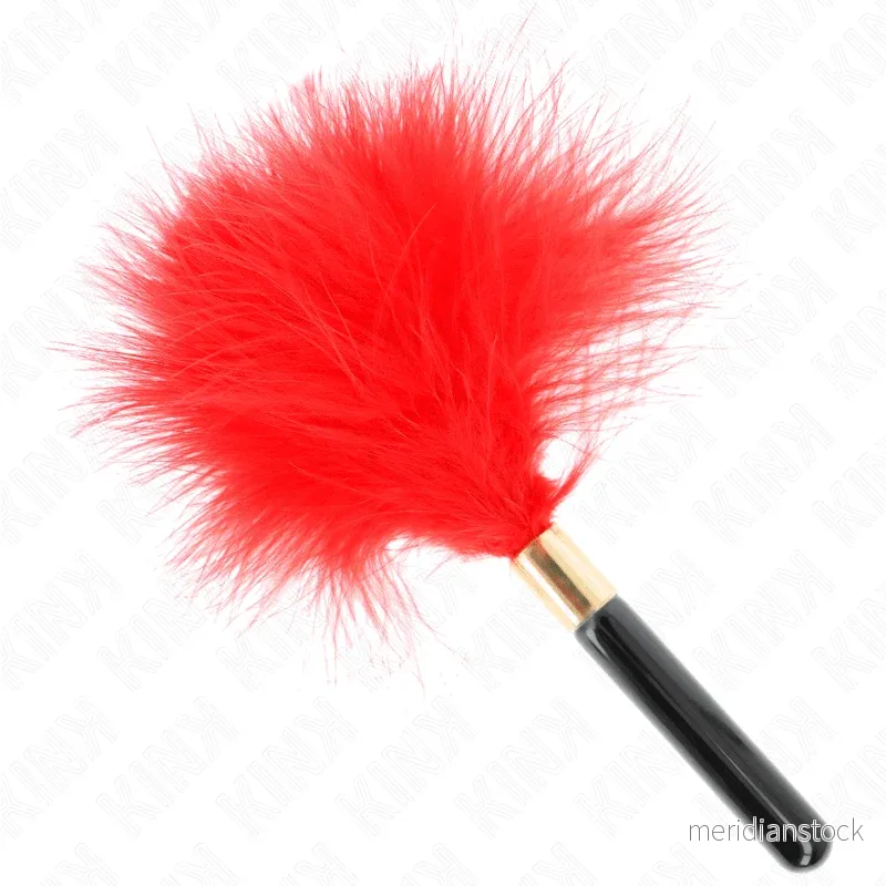KINK - RED GOLD METAL TICKLE FEATHERS 18 CM - Bild 3