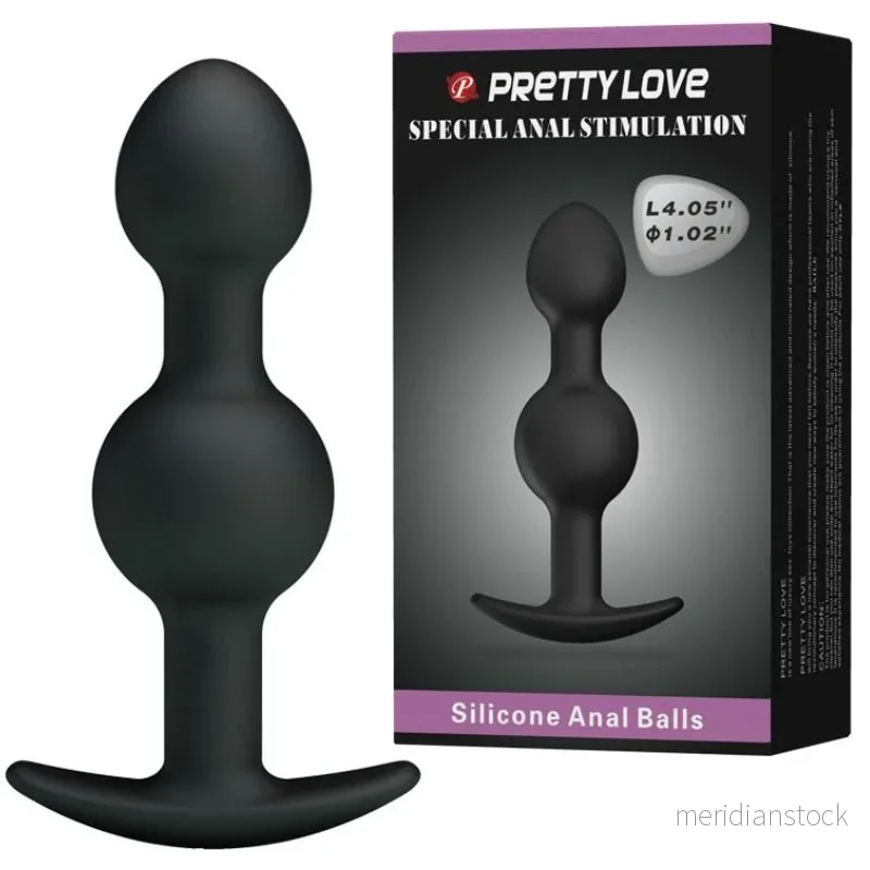 PRETTY LOVE - SPECIAL STIMULATION SILICONE ANAL BALLS 10.3 CM BLACK - Bild 2