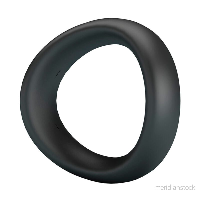 CRAZY BULL - VALEN ERGONOMIC SILICONE COCK RING BLACK - Bild 2