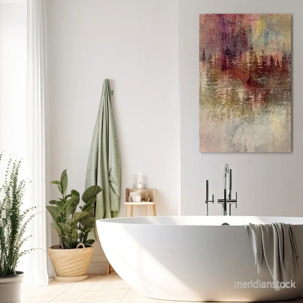 VEILED SUMMIT Vertical Canvas Print VEILED SUMMIT Vertical Canvas Print