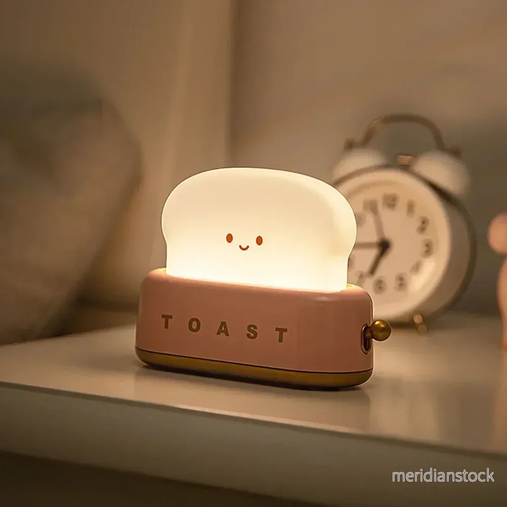 Söt brödrost-nattlampa – ToastieGlow Söt brödrost-nattlampa – ToastieGlow