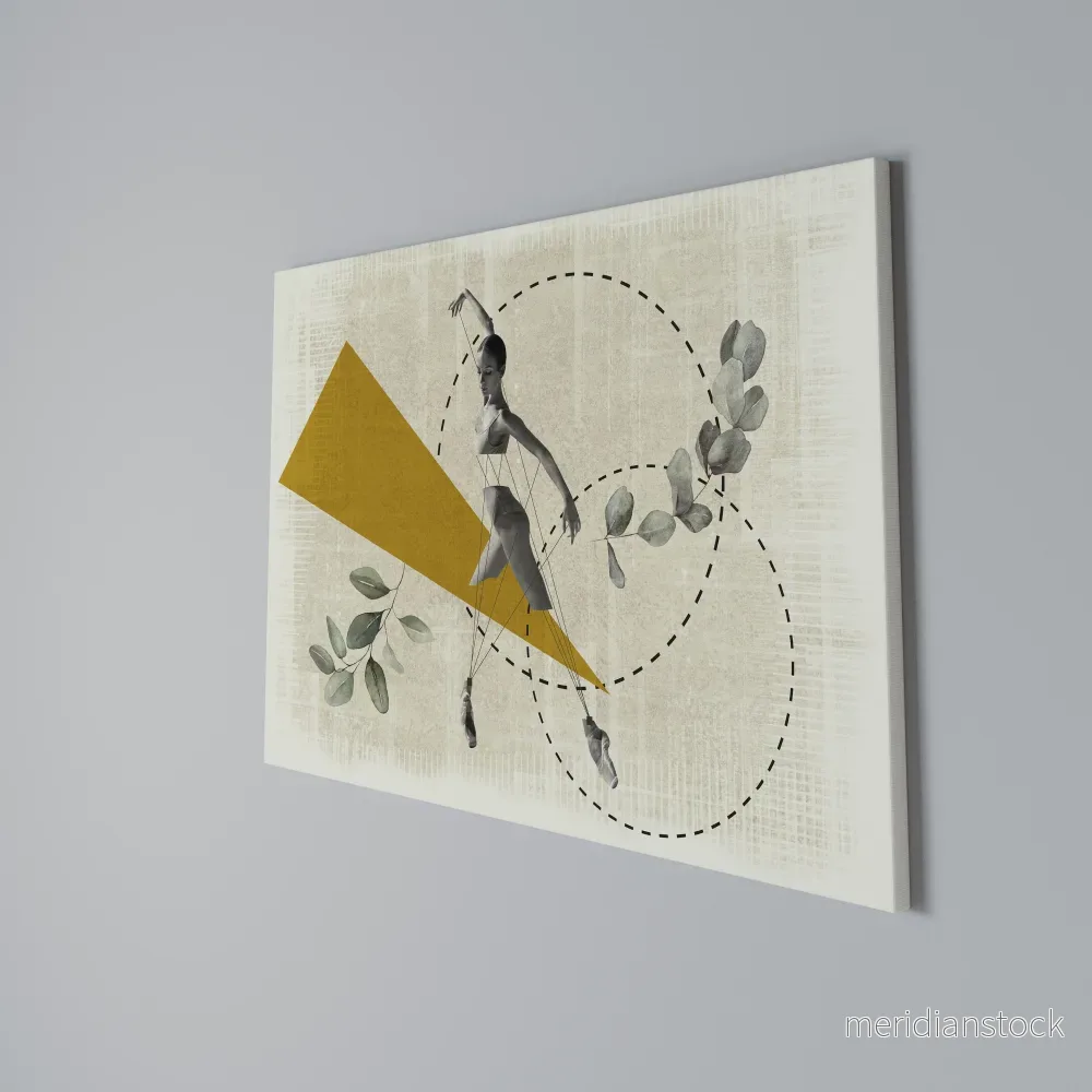 TRIANGLE MOVEMENT Horizontal Canvas Print TRIANGLE MOVEMENT Horizontal Canvas Print