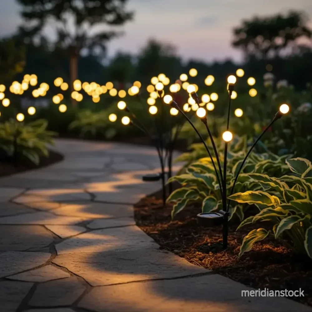 Solcellsdriven LED-trädgårdslampa - SunFlicker