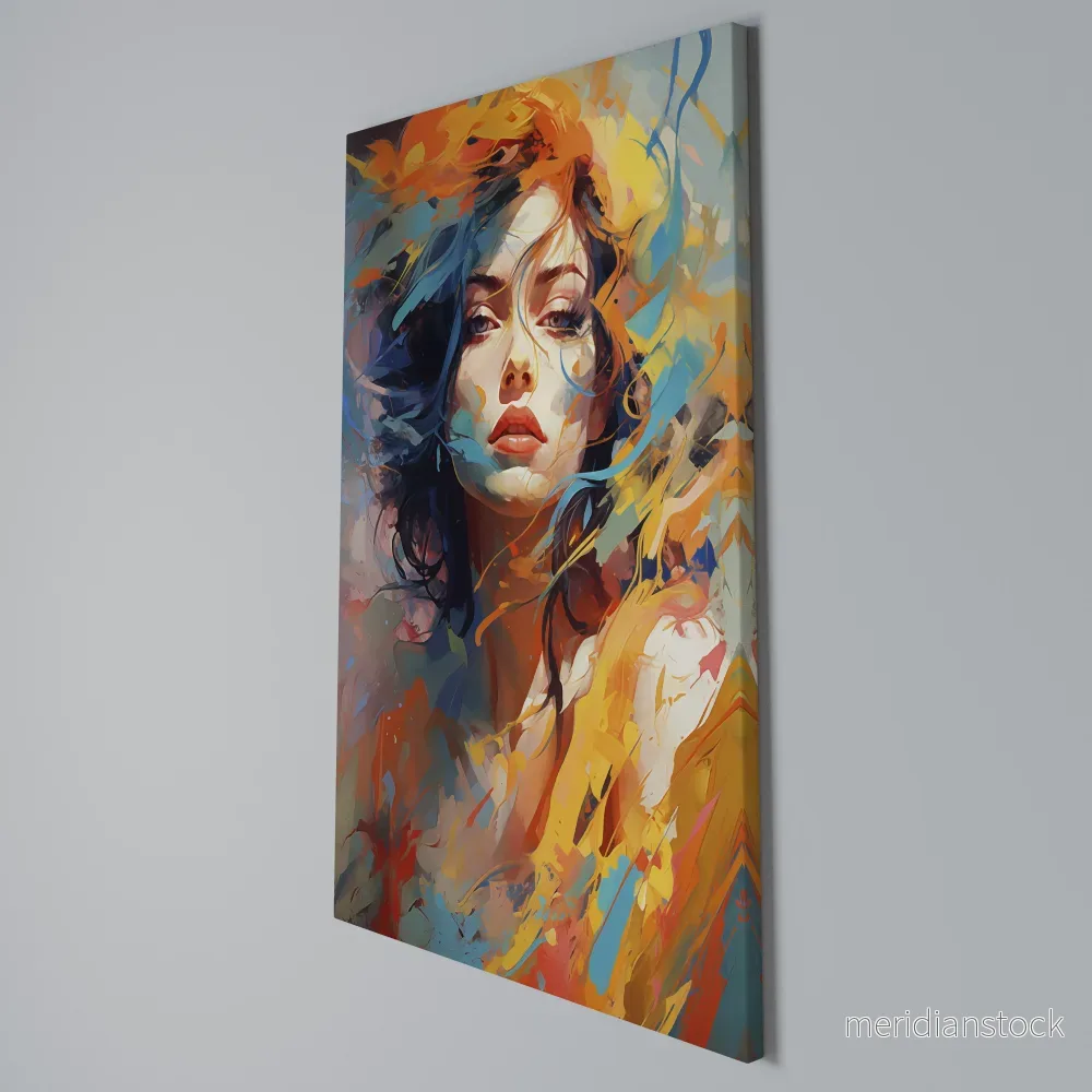 CHROMA CHARM Vertical Canvas Print - Bild 3