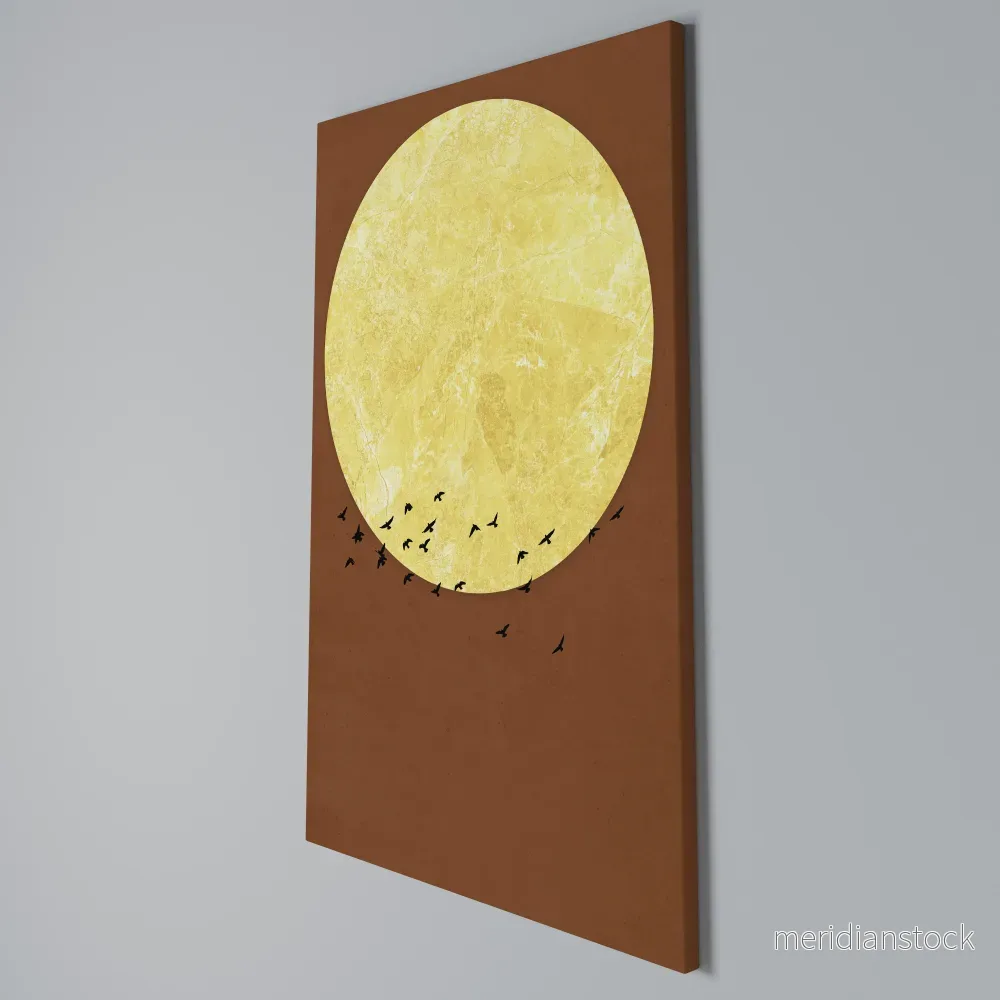 MOONLIT MIGRATION Vertical Canvas Print - Bild 3