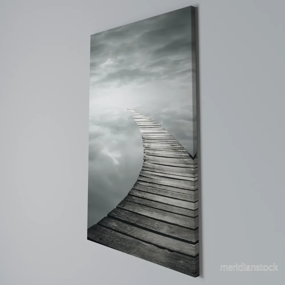 WHISPERING PATHWAYS Vertical Canvas Print - Bild 3