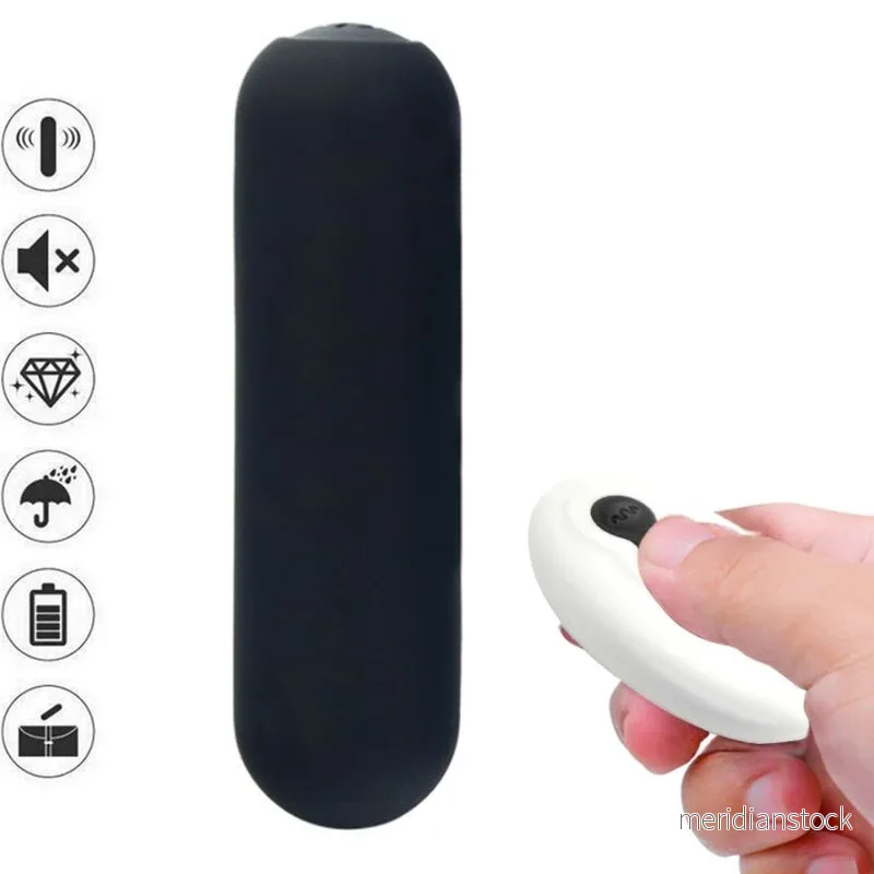 ARMONY - SPLASH JOIE VIBRATOR BULLET SILICONE REMOTE CONTROL 10 VIBRATIONS 75 X 19 CM BLACK