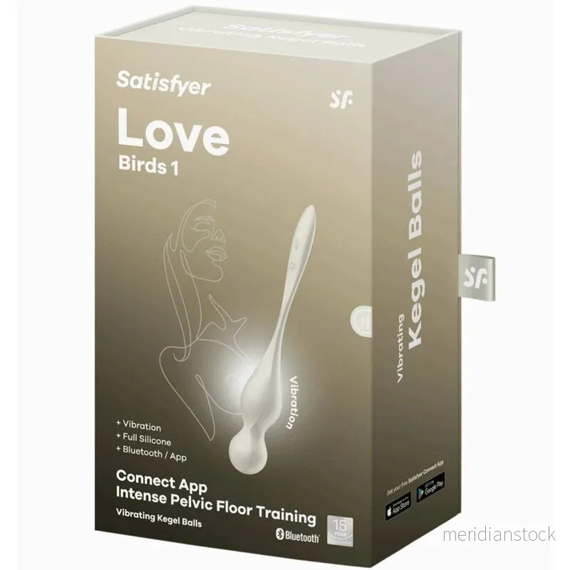 SATISFYER - LOVE BIRDS VIBRATING KEGEL BALLS WHITE - Bild 3