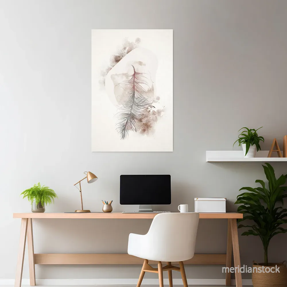 CHARMING DELICACY Vertical Canvas Print CHARMING DELICACY Vertical Canvas Print