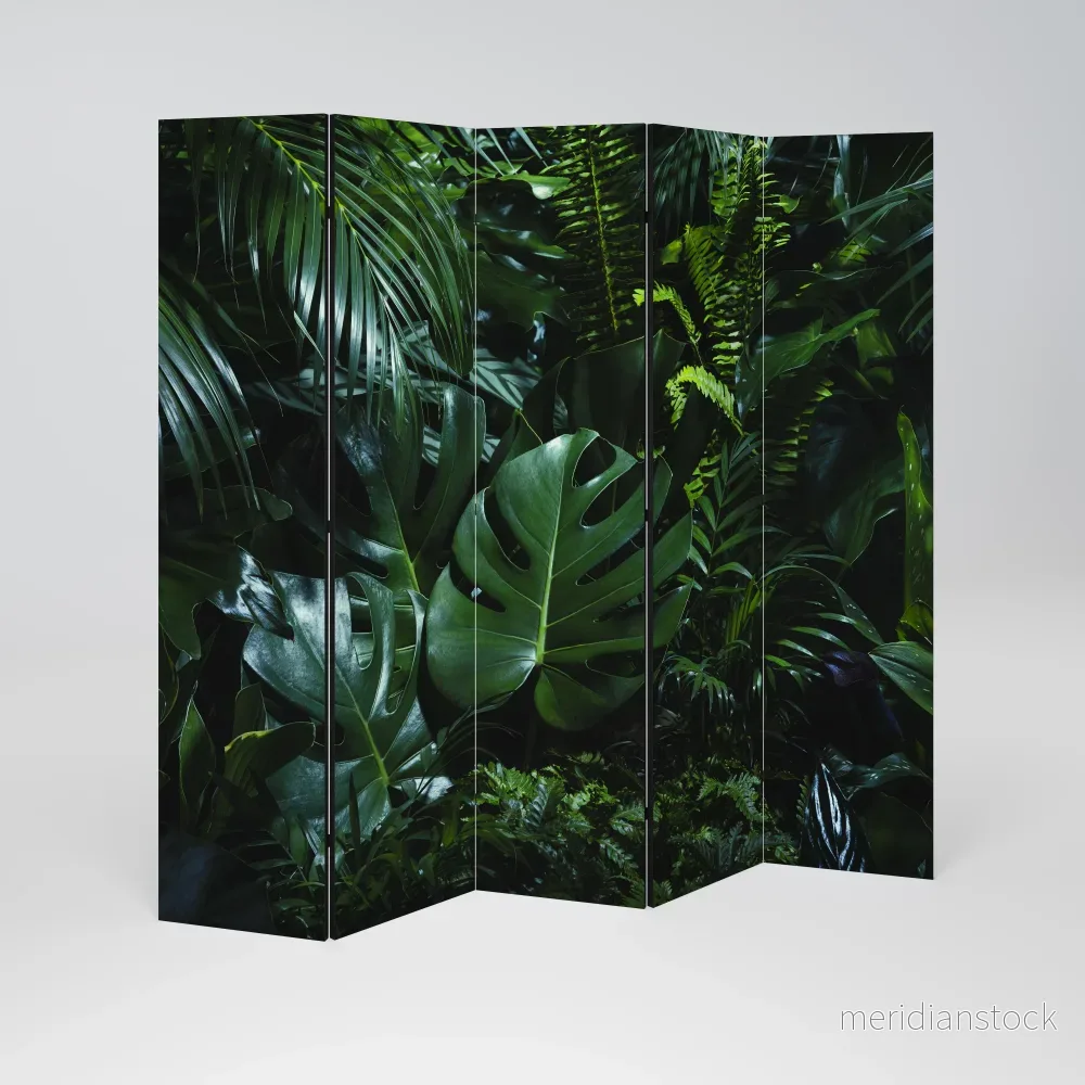 NATURE'S CLANDESTINE REVERIE Dekorativ rumsavdelare – 5 paneler