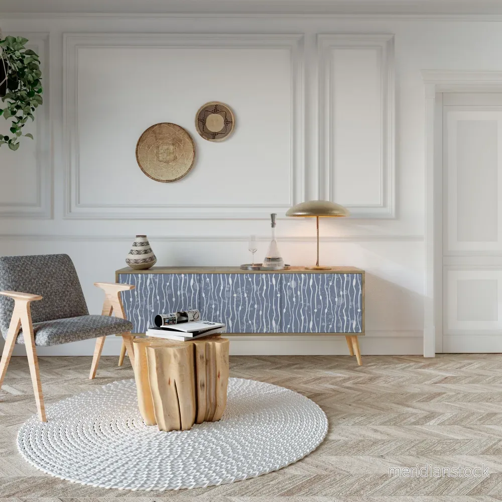 GRAPHITE RAIN TV-bänk med 3 dörrar - Bild 3