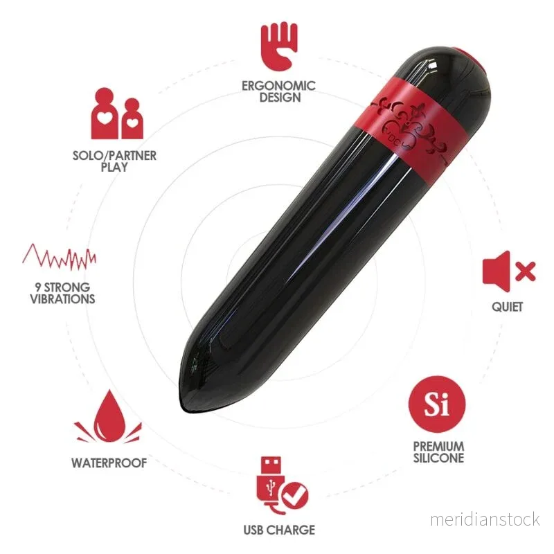ARMONY - ROCKET VIBRATOR BULLET REMOTE CONTROL BLACK - Bild 2