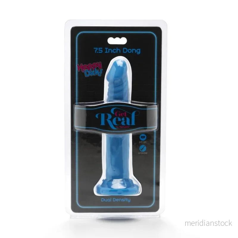 GET REAL - HAPPY DICKS DONG 19 CM BLUE - Bild 3