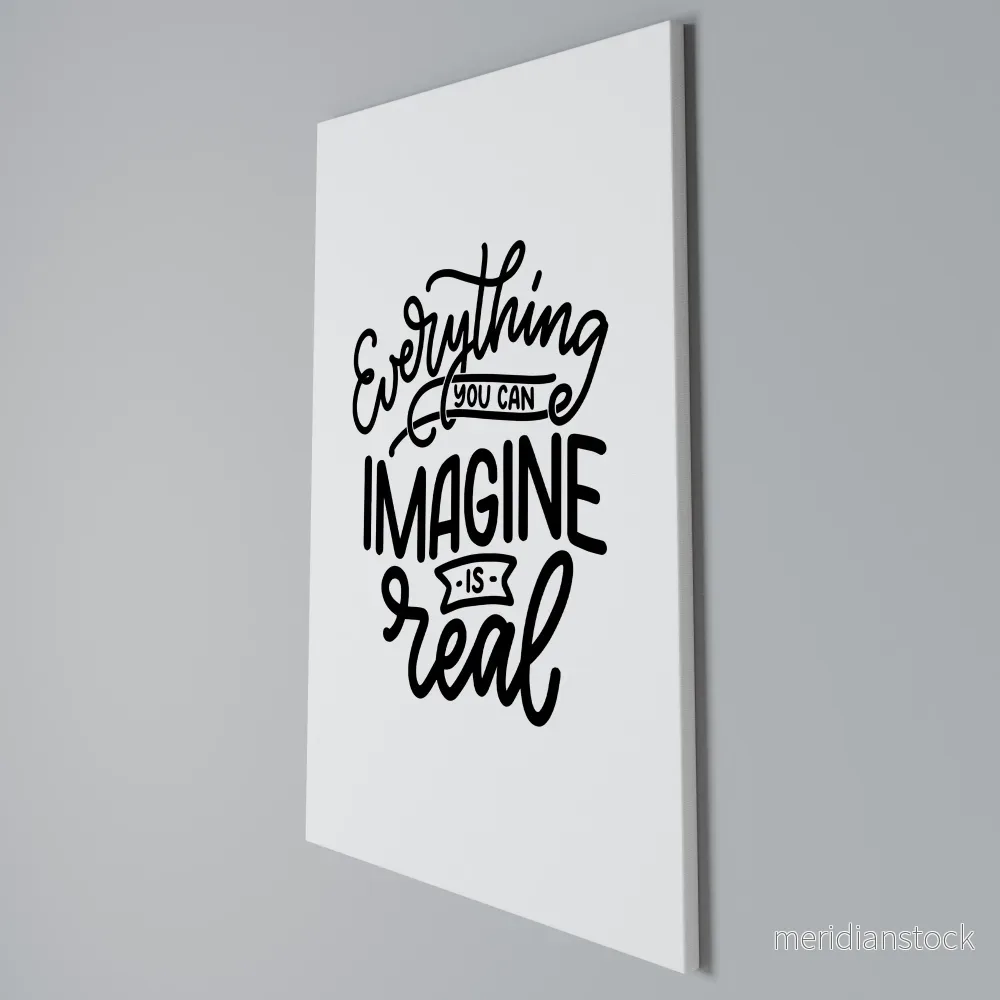 DREAMS BECOME REALITY Vertical Canvas Print - Bild 3
