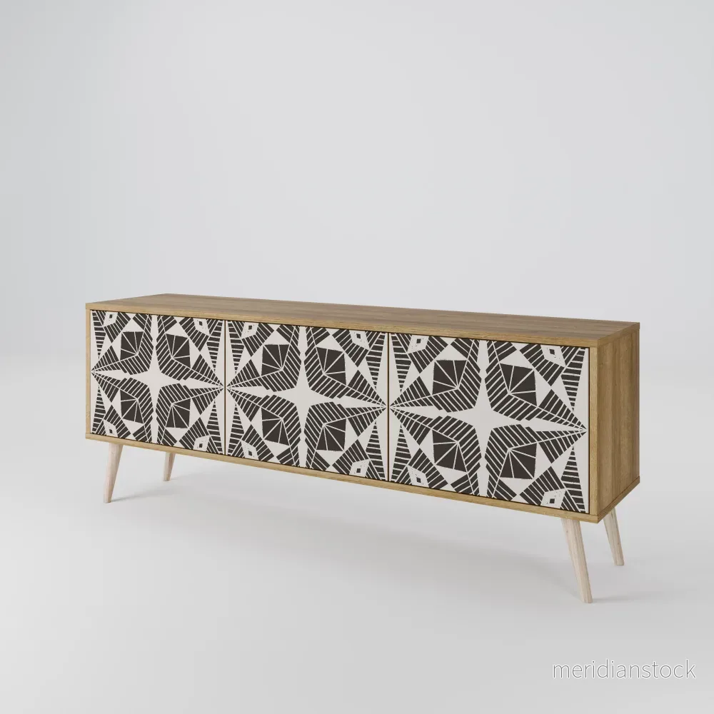 MONOCHROME NEXUS TV-bänk med 3 dörrar