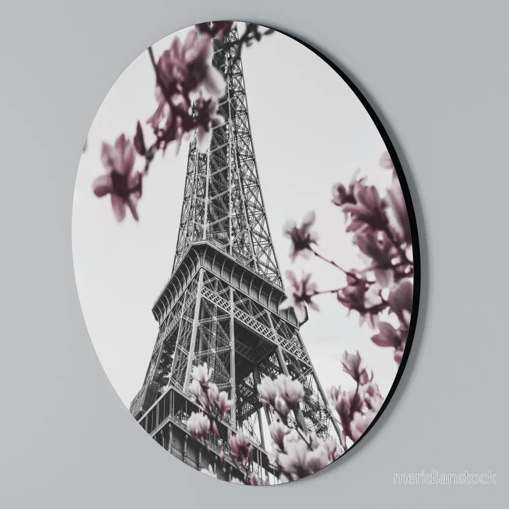 EIFFEL IN BLOOM Rund väggdekor - Bild 2