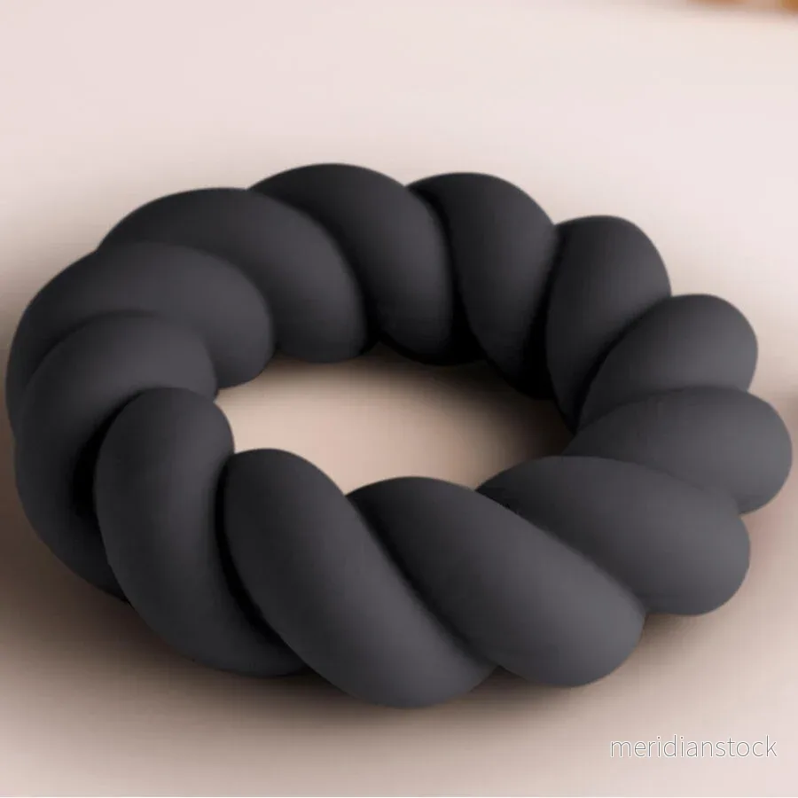 ROCKS-OFF - TWIST BLACK SILICONE MASTURBATOR RING - Bild 3