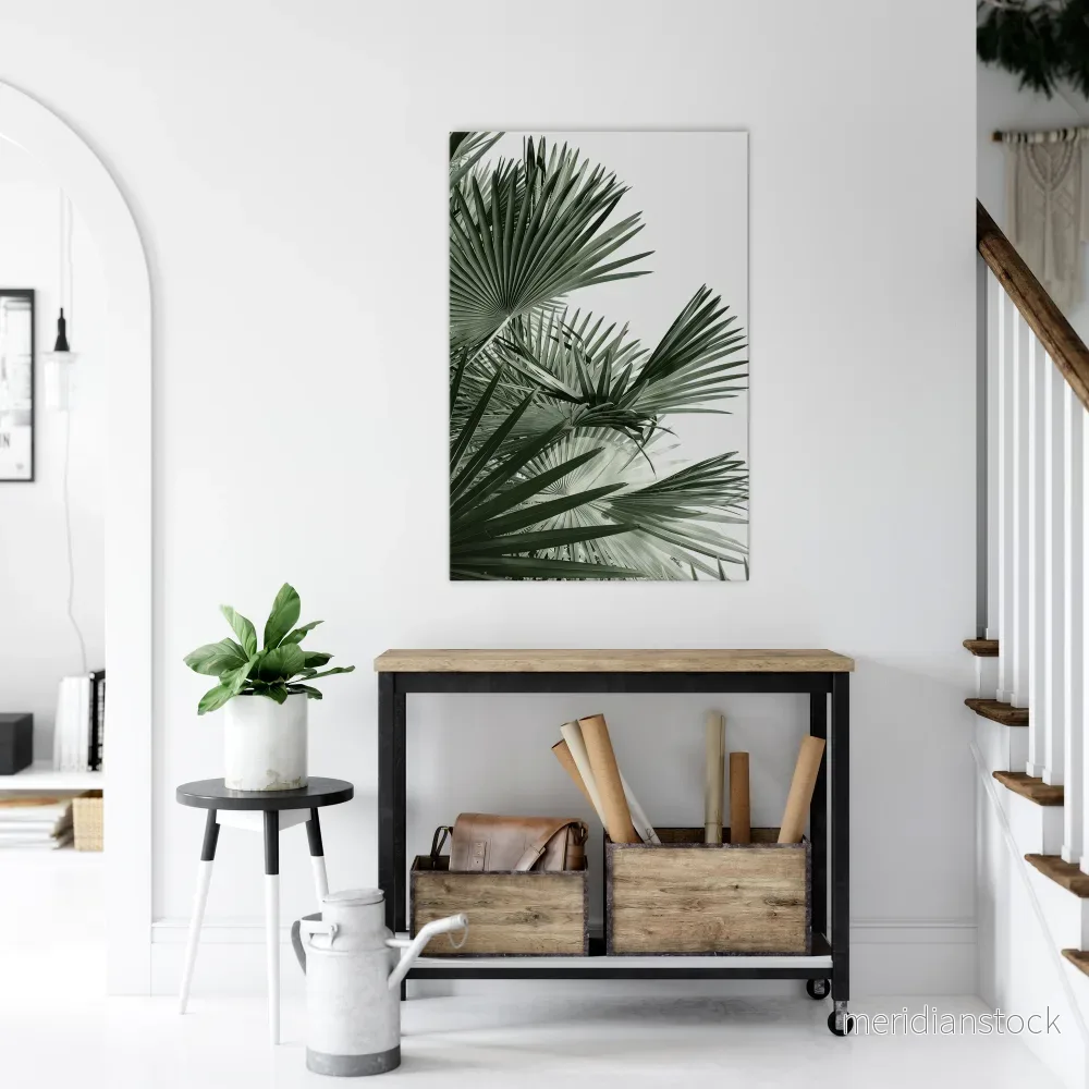 PALM PARADISE DANCE Vertical Canvas Print PALM PARADISE DANCE Vertical Canvas Print