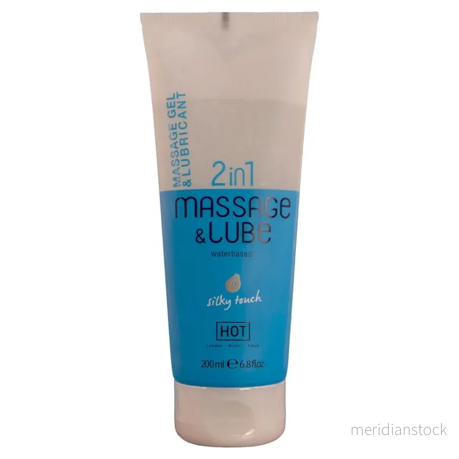 HOT - MASSAGE & GLIDE GEL 2IN1 SILKY TOUCH 200 ML