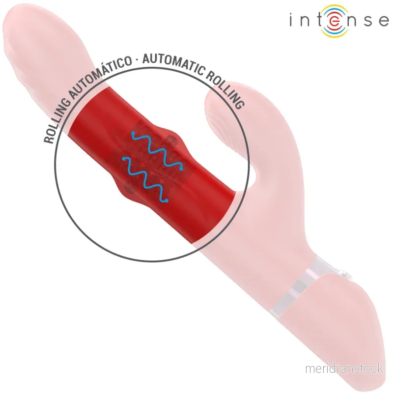 INTENSE - LELE MULTIFUNCTION VIBRATOR ROTATING & OSCILLATION & STIMULATION RED - Bild 2