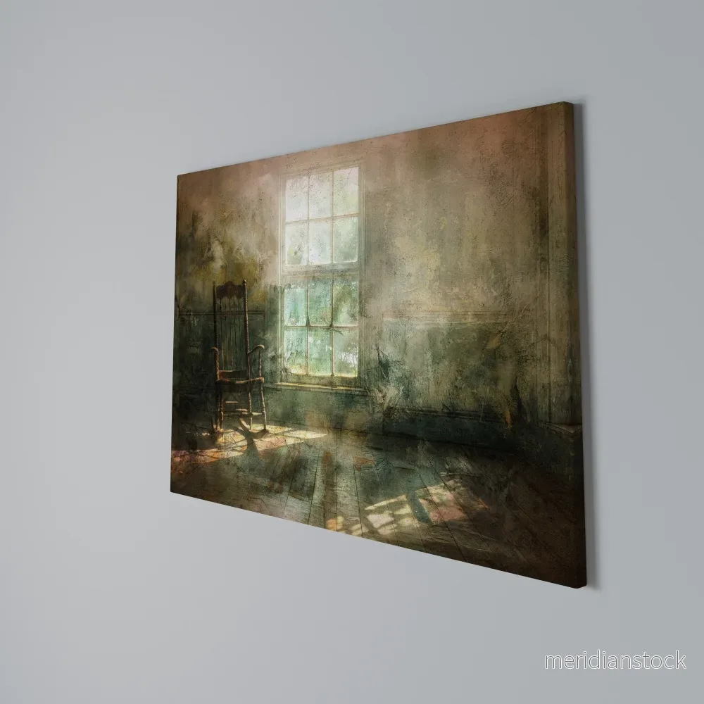 SUNLIT STILLNESS Horizontal Canvas Print - Bild 3