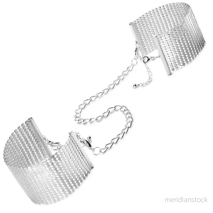 BIJOUX - DÉSIR MÉTALLIQUE SILVER METALLIC HANDCUFFS - Bild 3