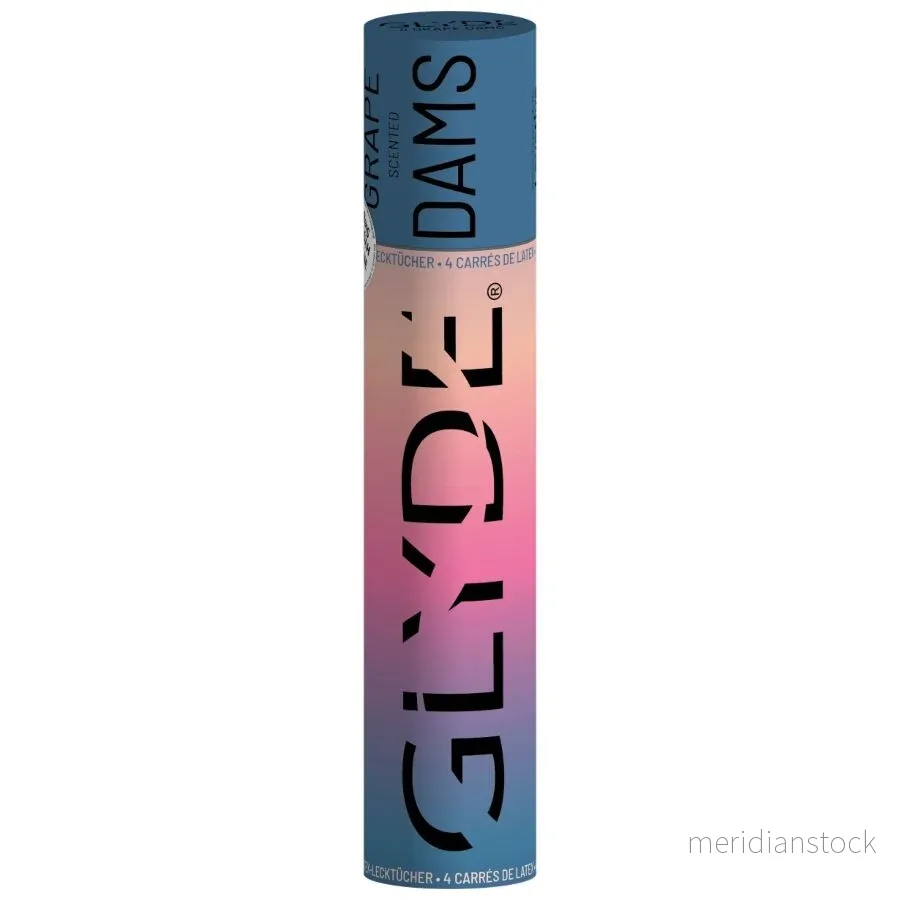 SHEER GLYDE - DAMS LAMINAS LATEX ORAL SEX GRAPES