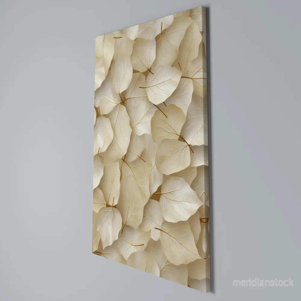 VELLUM LEAF SYMPHONY Vertical Canvas Print - Bild 3