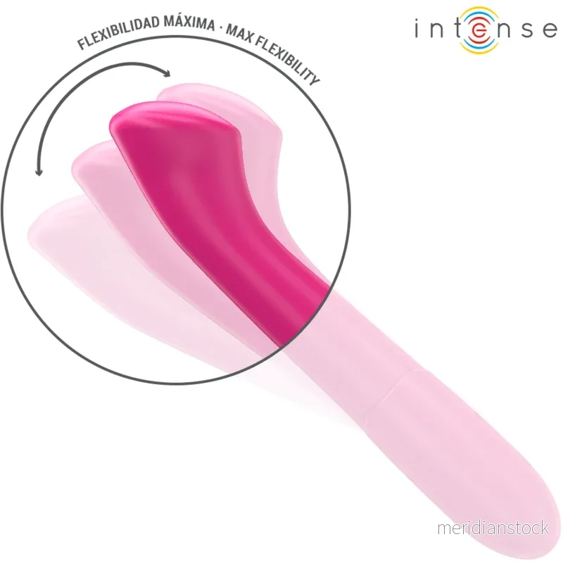 INTENSE - PATY VIBRATOR 19 CM FLEXIBLE 10 VIBRATIONS MODEL 2 PINK - Bild 3