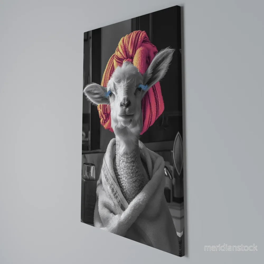 COUTURE CUDDLE Vertical Canvas Print - Bild 3