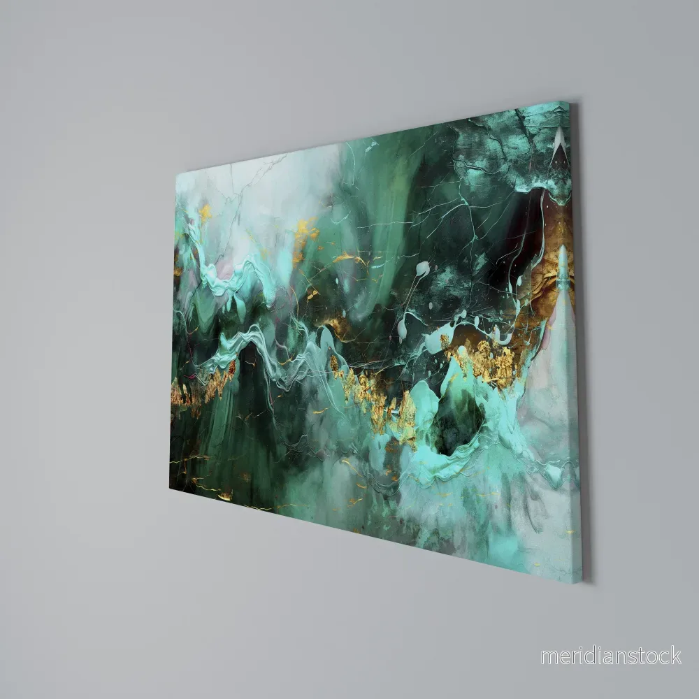 GRACEFUL WAVES Horizontal Canvas Print - Bild 3