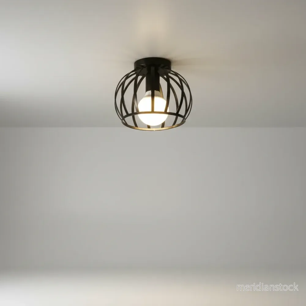 Öppen korgskärm hänglampa - IronOrb - Bild 2