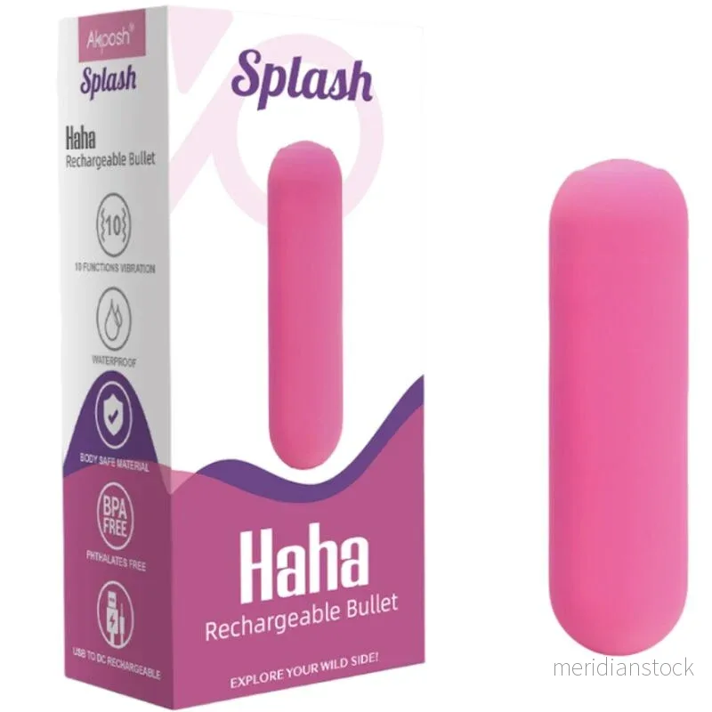 ARMONY - SPLASH HAHA VIBRATOR BULLET SILICONE 10 VIBRATIONS 75 X 19 CM PINK - Bild 2