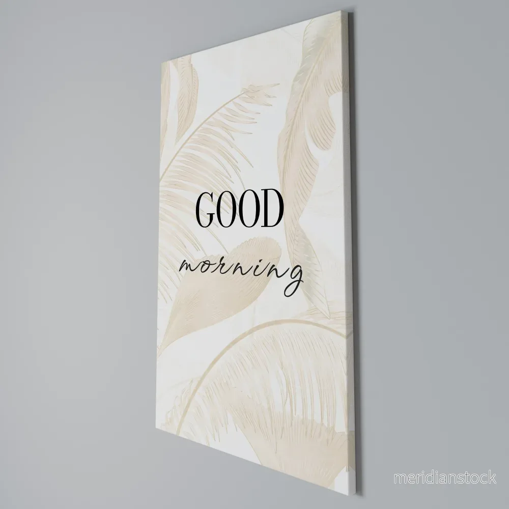 MORNING MIST MAGIC Vertical Canvas Print - Bild 3