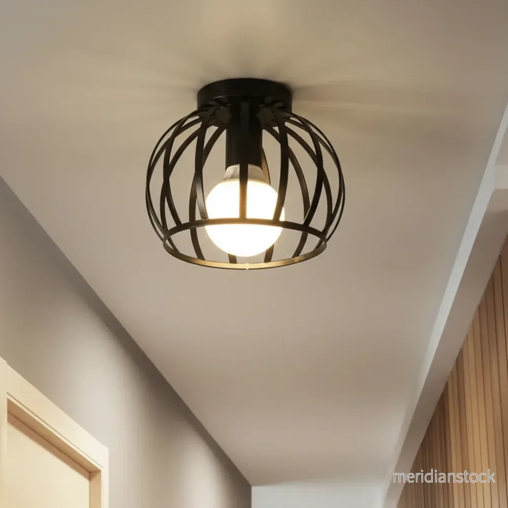 Öppen korgskärm hänglampa - IronOrb - Bild 3