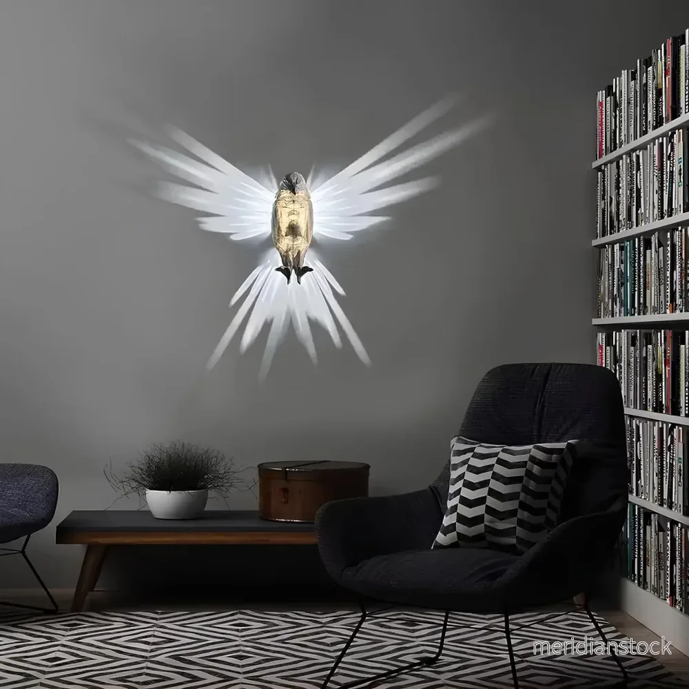 Belysta vings vägglampa – LumaWings Belysta vings vägglampa – LumaWings