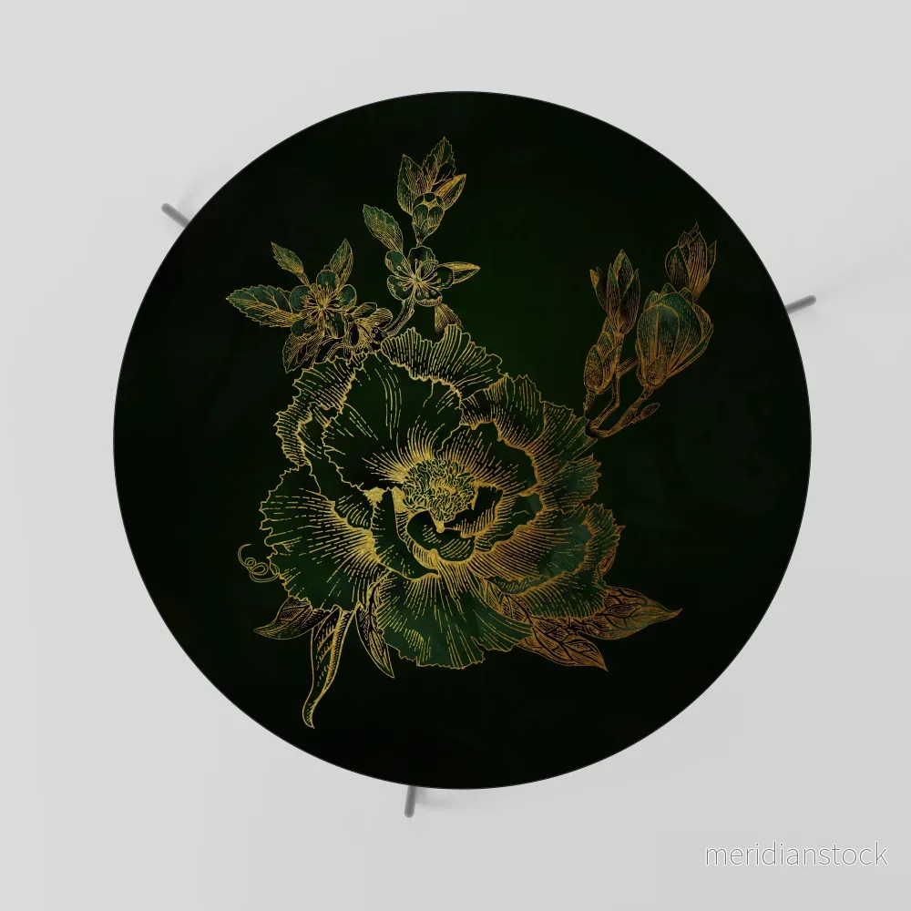 MIDNIGHT FLORAL GLIMMER Soffbord - Bild 2