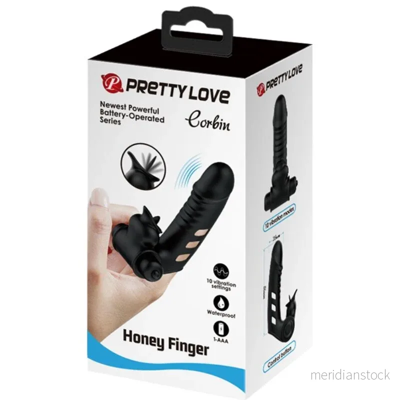 PRETTY LOVE - CORBIN BLACK VIBRATOR FINGER COVER - Bild 3