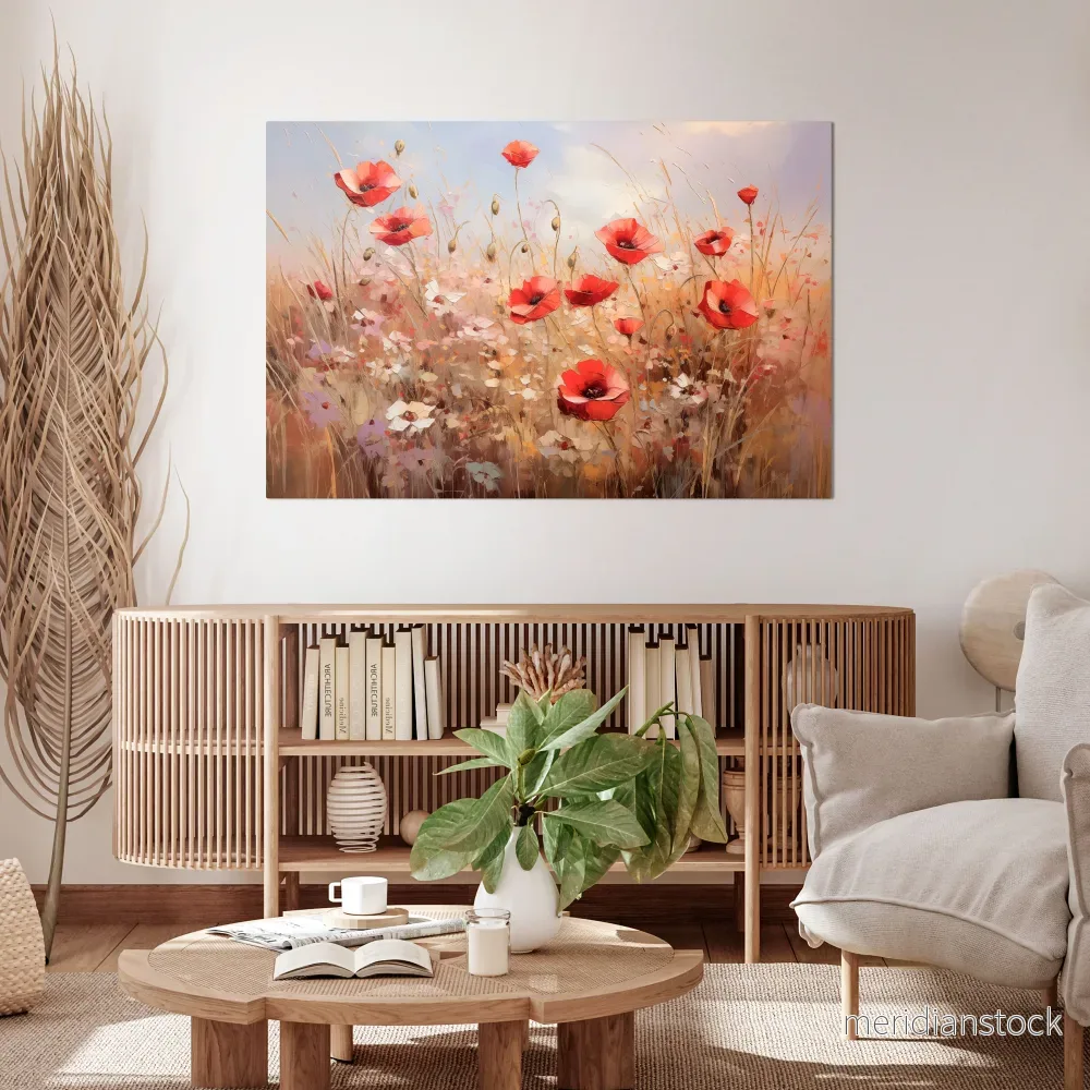 POPPY DREAMSCAPE Horizontal Canvas Print - Bild 2